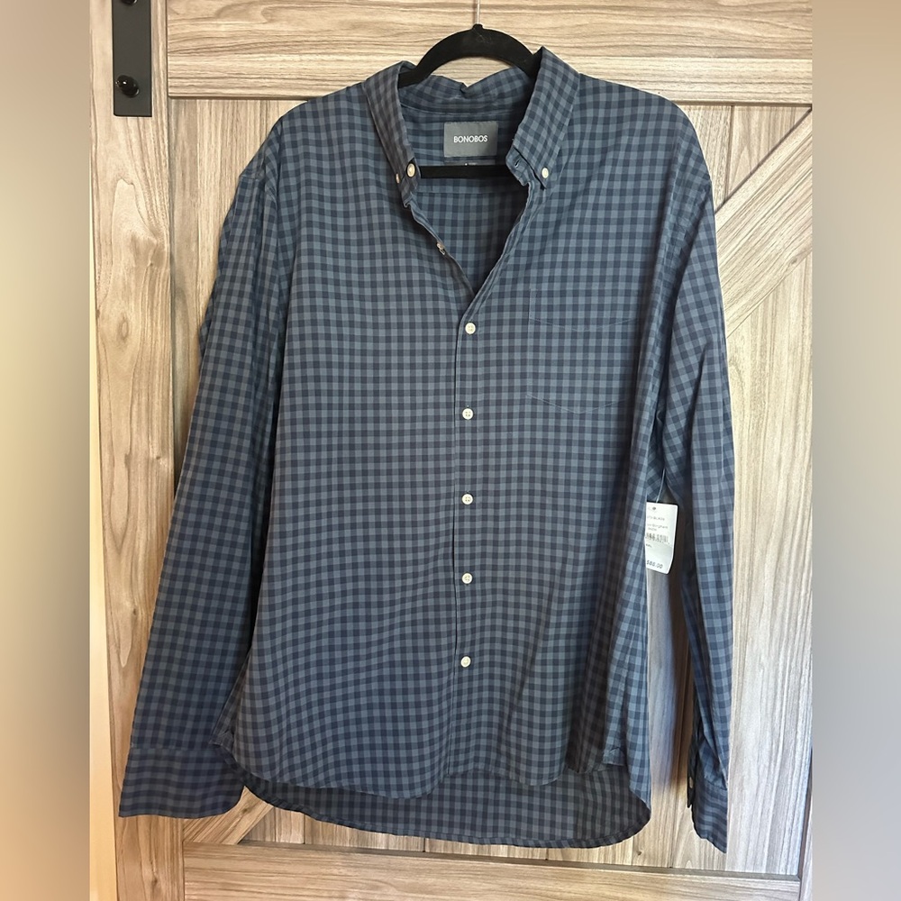 Bonobos dress shirt xxl slim fit NWT